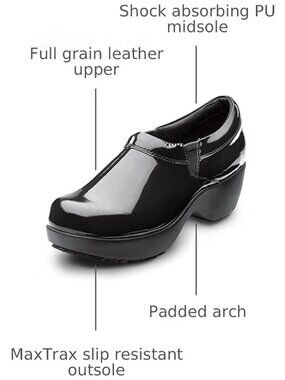 SR Max Womens Geneva MaxTrax Soft Toe SRO Clog